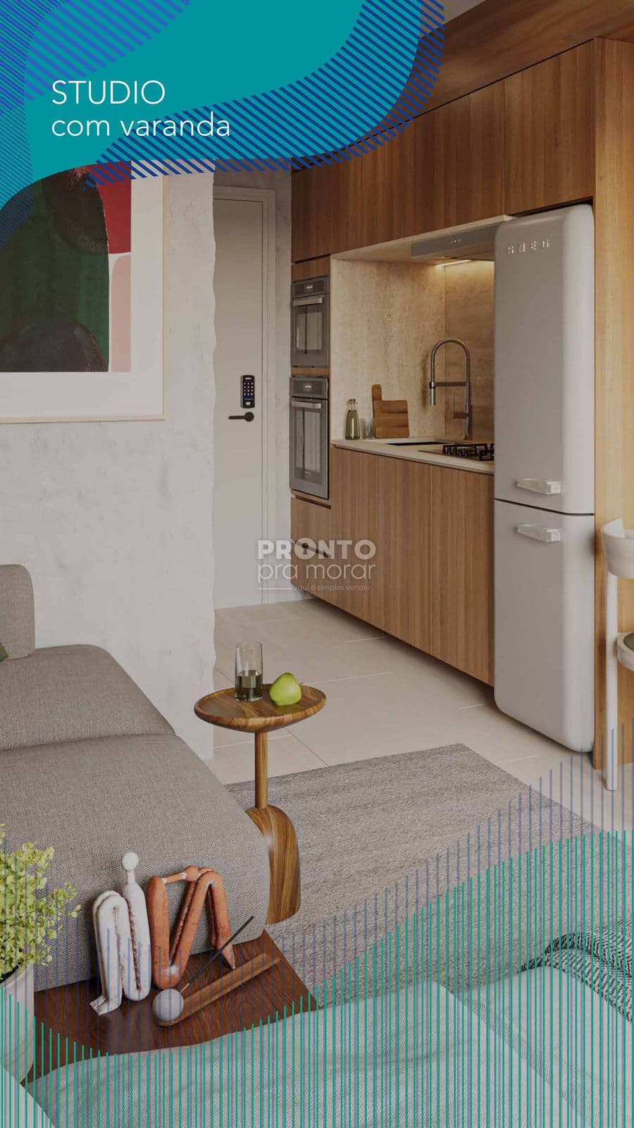 imagem de  apartamento Bairro de Camacho Maragogi AL, com 23,00 m².