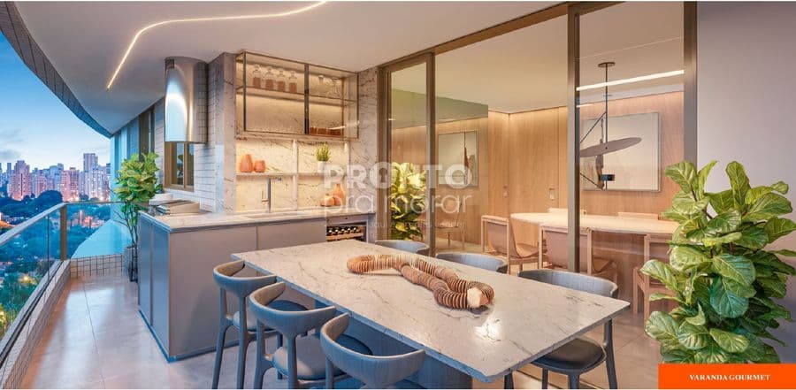imagem de apartamento Bairro de Rosarinho Recife PE, com 135,00 m².