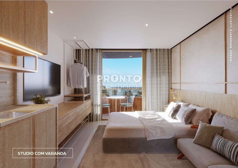 imagem de apartamento Bairro de Barra Grande Maragogi AL, com 22,50 m².
