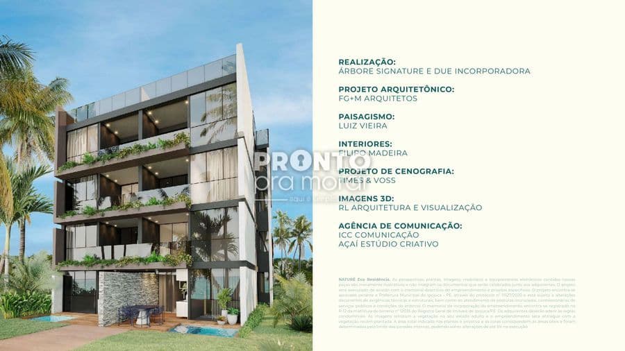 imagem de apartamento Bairro de Muro Alto Ipojuca PE, com 124,07 m².